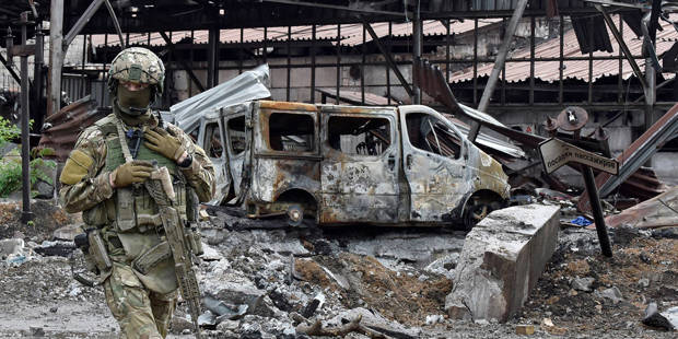 zizek13_OLGA MALTSEVAAFP via Getty Image_russian soldier